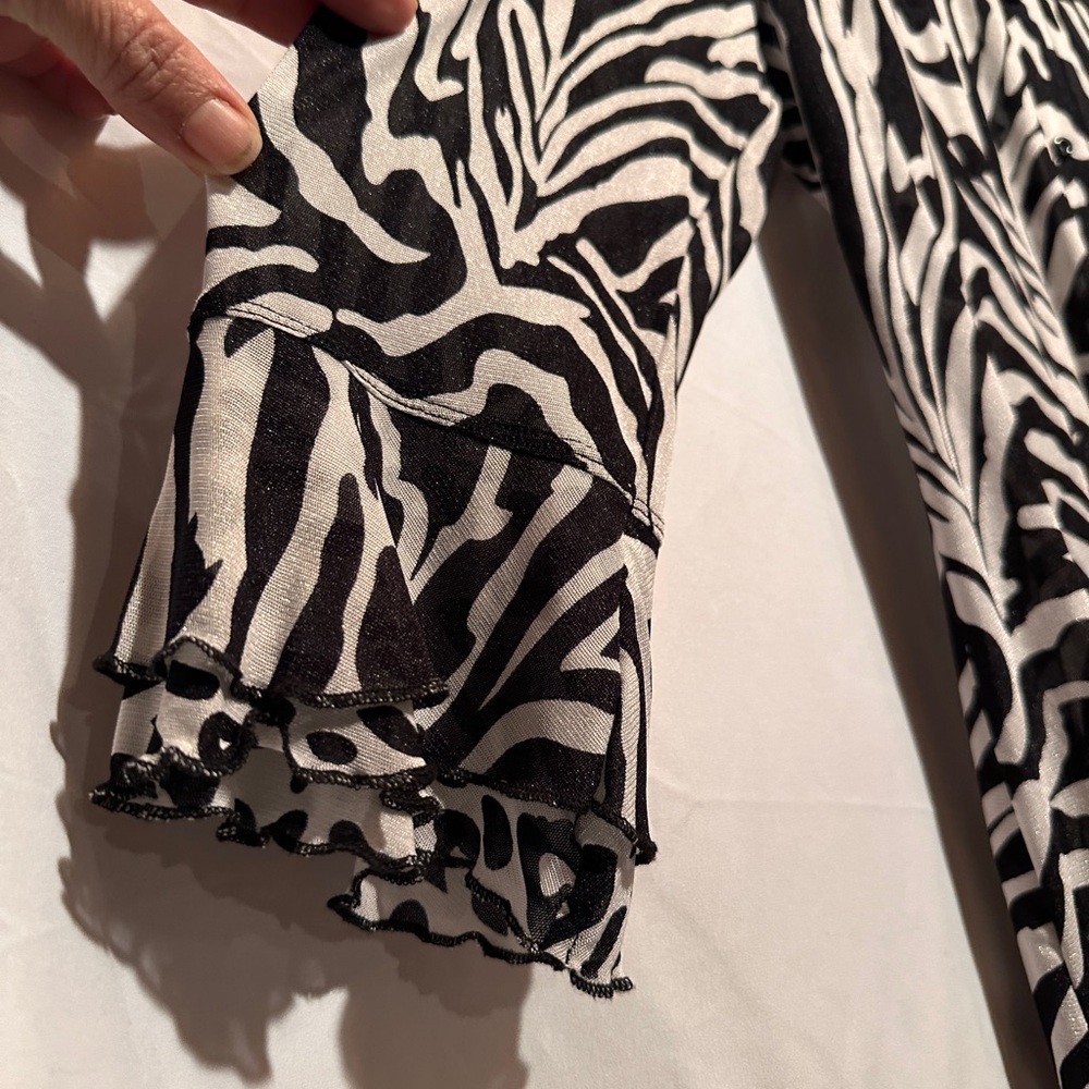 Multiples Zebra Print Top - Picture 3 of 5